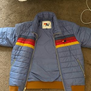 WOMEN'S STRIPE JACKET SZ LARGE (willing to negotiate price)